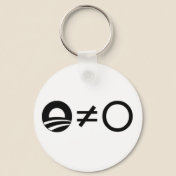Anti-Obama Objectivist keychain