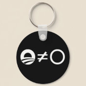 Anti-Obama Objectivist keychain