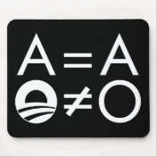 Anti-Obama Objectivist mousepad