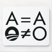 Anti-Obama Objectivist mousepad
