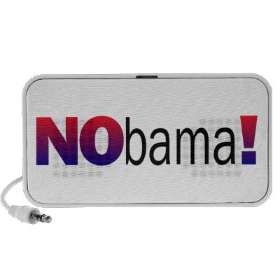 Anti Obama Political Doodle Speakers by angela65