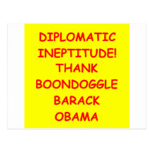 anti obama postcard