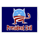 Anti-Obama President Evil cards