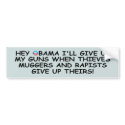 Anti Obama pro guns no more Obama bumper stickers by NOBAMAMAN Anti Obama pro guns no more Obama bumper stickers