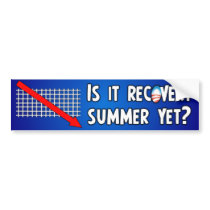 Anti Obama Recovery Summer Bumper Sticker