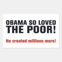 Anti Obama Rectangular Sticker
