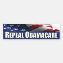 Anti Obama - Repeal OBAMACARE Bumper Sticker
