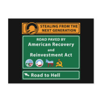 Anti-Obama: Road To Hell Paved With Stimulus Postcards