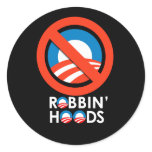 ANTI-OBAMA - ROBBIN' HOODS stickers
