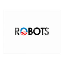ANTI-OBAMA - ROBOTS BLACK- Faded.png postcards