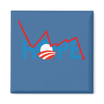 Anti-Obama - Shattered Hope T-shirt magnets