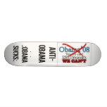 anti obama skate board deck