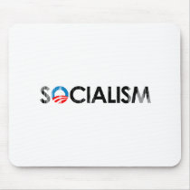 ANTI-OBAMA - SOCIALISM BLACK- Faded.png mousepads