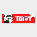 Anti-Obama - Somewhere in Kenya a village is missi bumper stickers