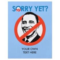 Anti-Obama - Sorry Yet flyers by antiobama Anti-Obama - Sorry Yet flyers