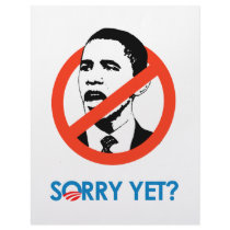 Anti-Obama - Sorry Yet letterhead