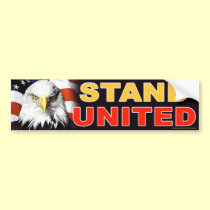 anti Obama "Stand United" bumper sticker bumper stickers