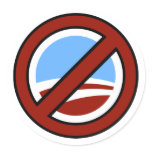 Anti Obama Sticker