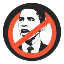 ANTI-OBAMA Sticker by antiobama ANTI-OBAMA Sticker