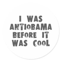 Anti Obama Sticker