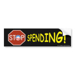 anti Obama "Stop Spending" bumper sticker