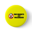 Anti-Obama T-shirt - Free Markets buttons