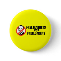 Anti-Obama T-shirt - Free Markets buttons