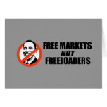 Anti-Obama T-shirt - Free Markets Card