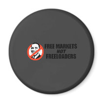 Anti-Obama T-shirt - Free Markets magnets