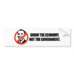 Anti-Obama T-shirt - Grow the economy Bumper Stickers
