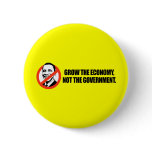 Anti-Obama T-shirt - Grow the economy Pin