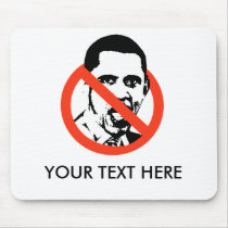 ANTI-OBAMA T-SHIRT MOUSE MATS