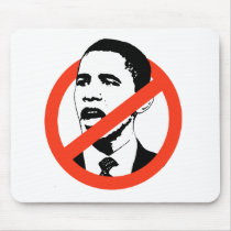 ANTI-OBAMA T-SHIRT MOUSE PAD