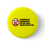 Anti-Obama T-shirt - Nut job or No job Pinback Button