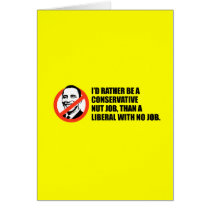 Anti-Obama T-shirt - Nut job or No job cards by antiobama Anti-Obama T-shirt - Nut job or No job cards