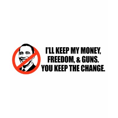 Anti-Obama T-shirt - You keep the change