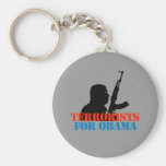 ANTI-OBAMA / TERRORISTS FOR OBAMA KEY CHAIN