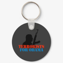 ANTI-OBAMA / TERRORISTS FOR OBAMA keychains