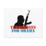 ANTI-OBAMA / TERRORISTS FOR OBAMA POSTCARDS