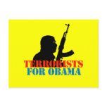 ANTI-OBAMA / TERRORISTS FOR OBAMA POST CARDS