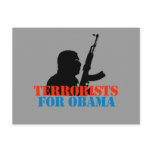 ANTI-OBAMA / TERRORISTS FOR OBAMA POST CARDS
