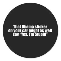 Anti-Obama - that obama sticker might as well say 