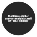 Anti-Obama - that obama sticker might as well say by obamanation Anti-Obama - that obama sticker might as well say