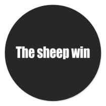 Anti-Obama - the sheep win stickers by obamanation Anti-Obama - the sheep win stickers