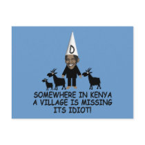 Anti Obama,village idiot postcards by NOBAMAMAN Anti Obama,village idiot postcards