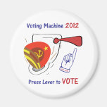 Anti Obama Voting Machine Light Background Magnets