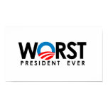 Anti-Obama - Worst President Ever black
