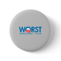 Anti-Obama - Worst President Ever buttons