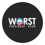 Anti-Obama - Worst President Ever white