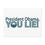 Anti-Obama You Lie! Postcards